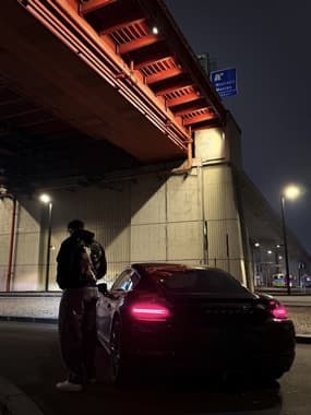 718 Cayman at night